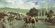 Edouard Manet The Races at Longchamp oil painting reproduction